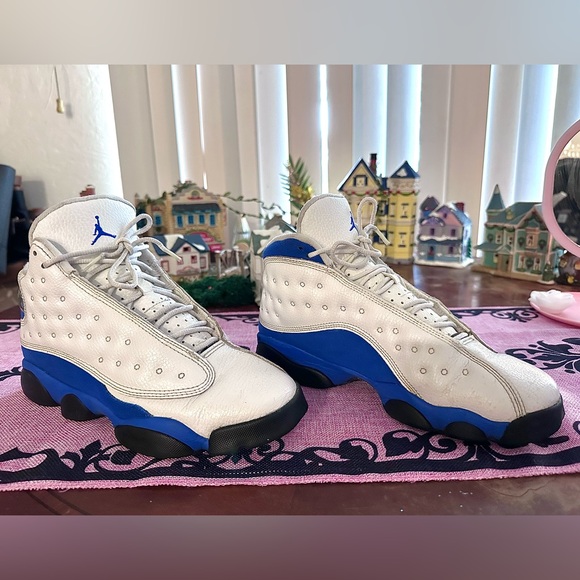 Jordan 13 Retro “Hyper Royal” Royal Blue and White Women’s size 7y (or 8.5 wom.) - Picture 2 of 15